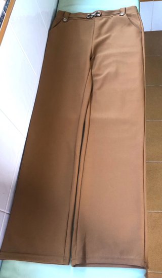 Pantalón pitillo stretch verde oliva