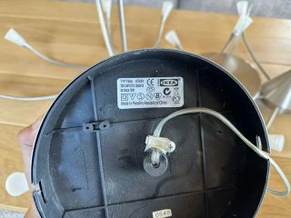 Lámparas techo IKEA Höby estilo moderno