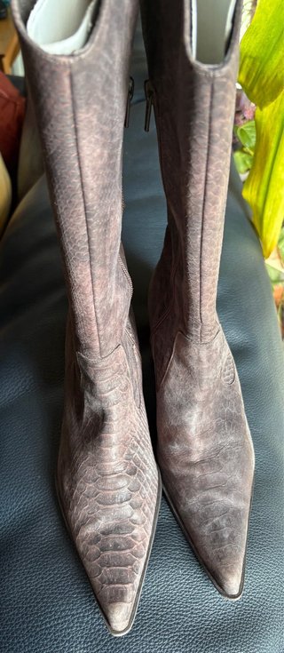 Botas marrones piel T37