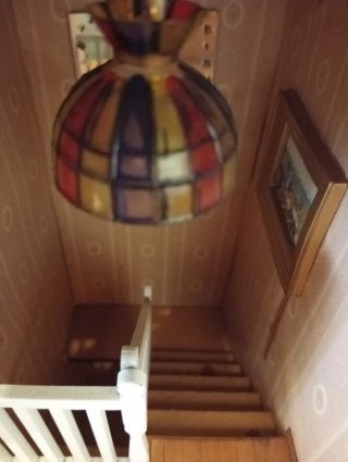Casa de muñecas de madera