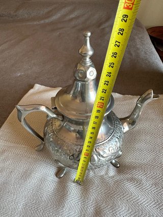 Tetera Marroquí Grande Plata