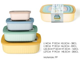 Set 4 contenitori salvaspazio