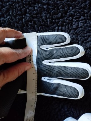 Guantes de nieve infantiles blancos
