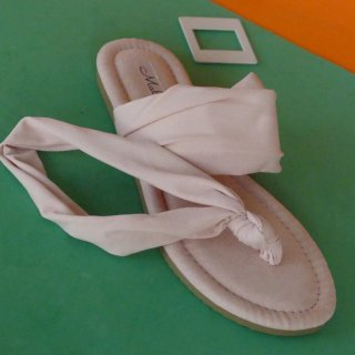 Sandalias tipo chancla para mujer, rojas, negras,