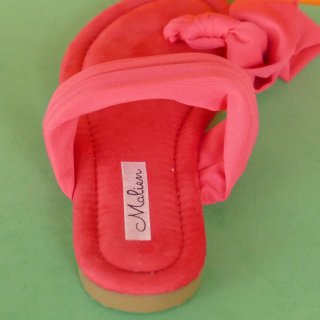 Sandalias tipo chancla para mujer, rojas, negras,