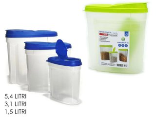 Set 3 Contenitori Salva Freschezza