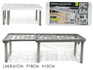 Mensola Salvaspazio Estensibile 34,8-61cm