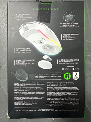 Razer Cobra Pro White Edition Mouse Wireless