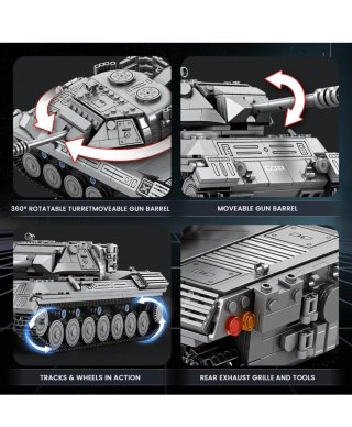 Tanque Reobrix Leopard 1 World of Tanks 1:26