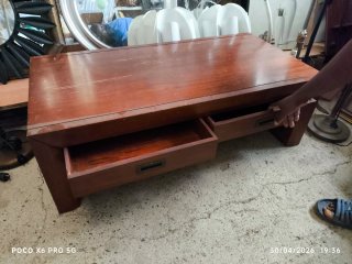 Mueble TV y mesa centro teka