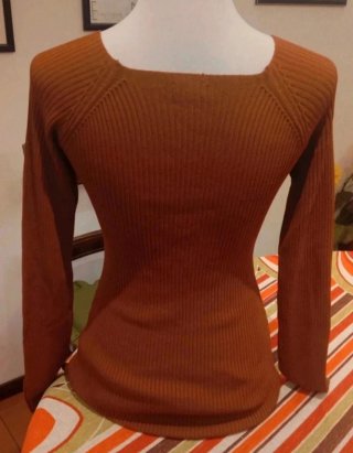 LIST Abito Corto in Maglia - Viscosa. Medium
