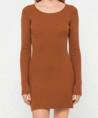 LIST Abito Corto in Maglia - Viscosa. Medium