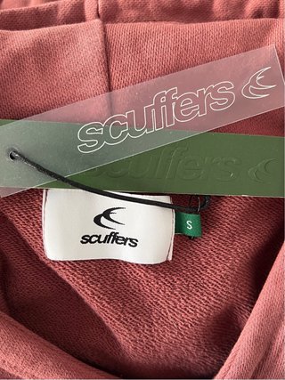 Scuffers Sudadera Original Burdeos Talla S Nueva
