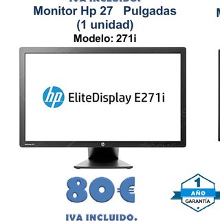 Monitor Hp 27   Pulgadas