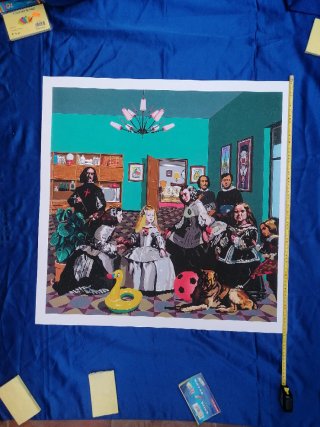 Cartel Meninas Equipo CRÓNICA. ARTE