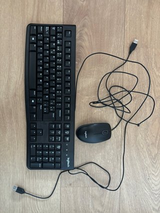 Teclado y Ratón Logitech Negro USB