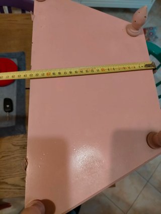 Vetrinetta vintage rosa antico