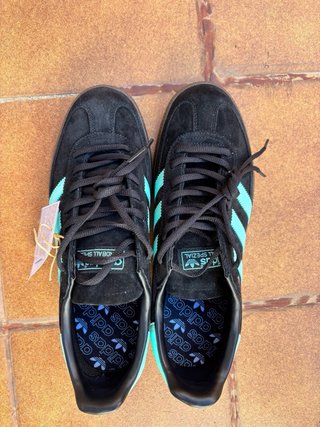 Adidas Handball Spezial Negro y Turquesa