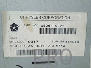 Radio / Cd Chrysler 300C Touring (LE/LX)(2004->)