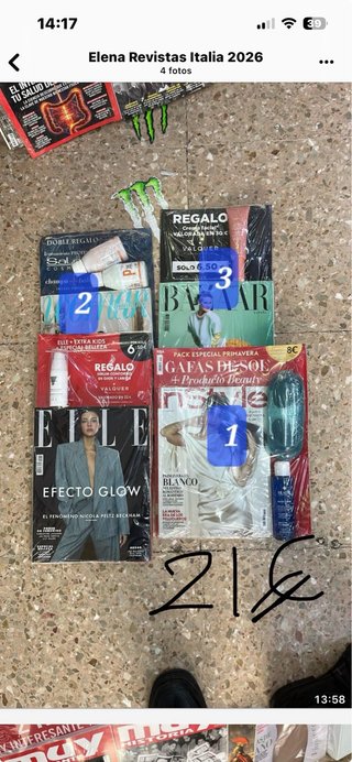 Elena Lote Revistas con regalos