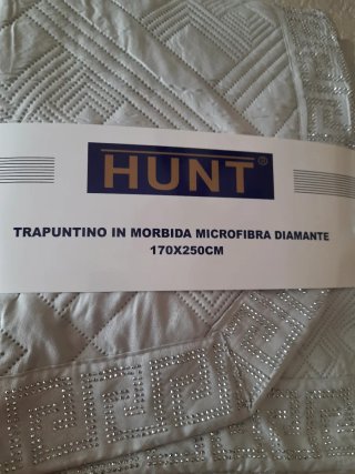 Coppia Copriletti Singoli HUNT Grigio Argento