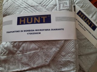 Coppia Copriletti Singoli HUNT Grigio Argento