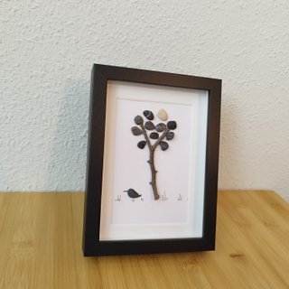Cuadro Guijarros Mar Artesanal 15x20 IKEA