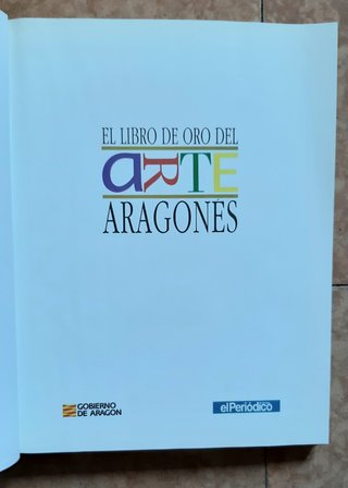 Libro de oro del Arte aragonés