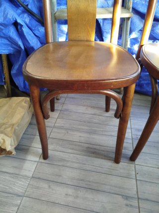 5 Sedie Thonet in Legno Marrone