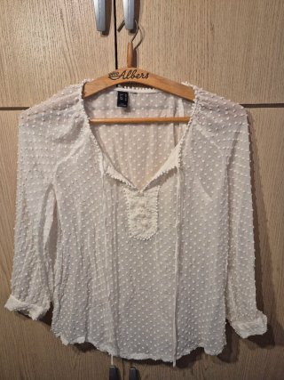 Camiseta blanca manga larga