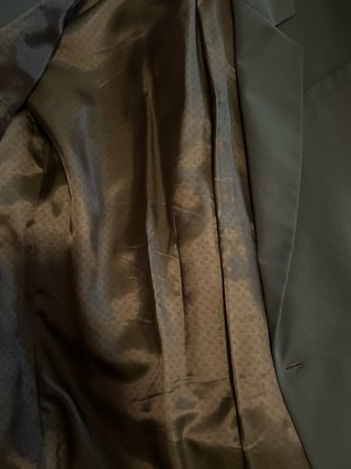 Chaqueta Verde Oliva Corte Clásico