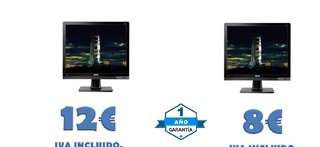 Monitor 17 y 15 Pulgadas
