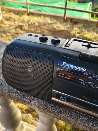 Radio Cassette Panasonic Negra
