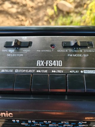 Radio Cassette Panasonic Negra