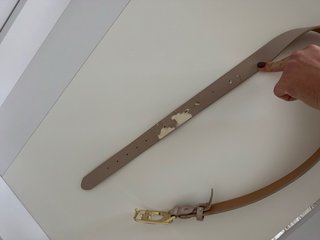 Cintura Guess Beige/Oro Taglia M 95cm