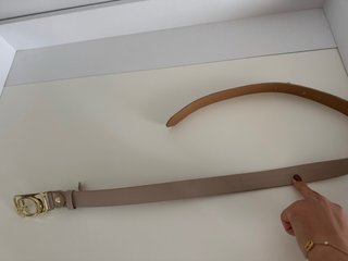 Cintura Guess Beige/Oro Taglia M 95cm