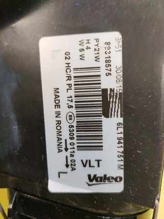 FARO DELANTERO IZQUIERDO SEAT IBIZA 6L1 1 OPTICA