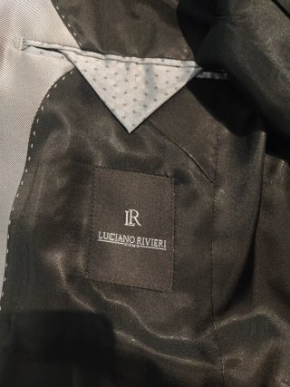 Traje de Novio Gris Plateado Completo