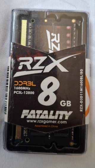 Memoria RAM RZX DDR3L 8GB 1600MHz