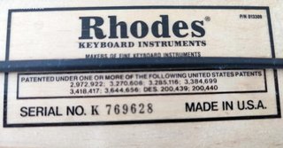 Fender Rhodes Mark II Stage 88 (1980)