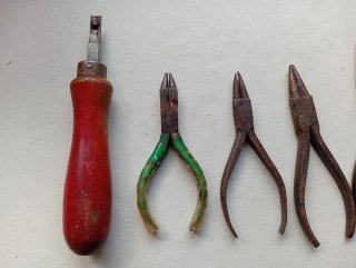 Herramientas antiguas de los años 40