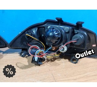 EV FAROS SEAT IBIZA 6L 02-08 DAYLIGHT CROMADOS INTERMITENTE