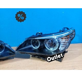 EV FAROS XENON BMW E60 E61 03-04 OJOS ANGEL CCFL D2S FONDO N