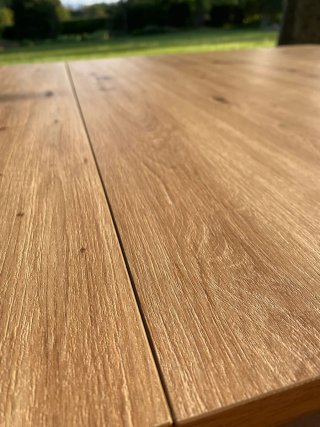 Mesa Comedor Extensible Madera y Metal