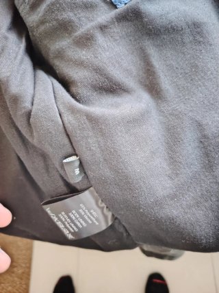 Giubbino ecopelle nero, usato max 2 volte.