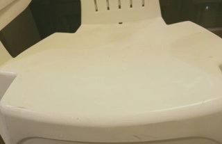 4 Sillas Plástico blancas + Mesa 160cm Regalo