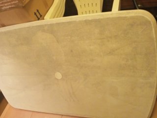 4 Sillas Plástico blancas + Mesa 160cm Regalo