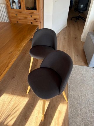 Mesa comedor madera + 4 sillas maison du monde