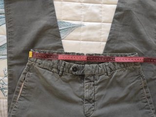 Pantaloni Burberry Verde Oliva
