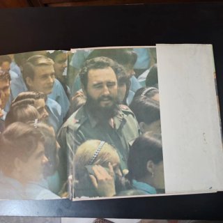 Libro vintage Cuba 1976 con dedicatoria manuscrita